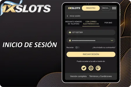 Inicio de sesión