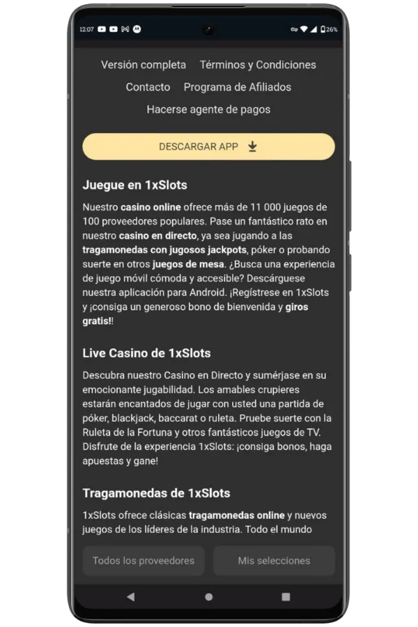 Acceso al sitio